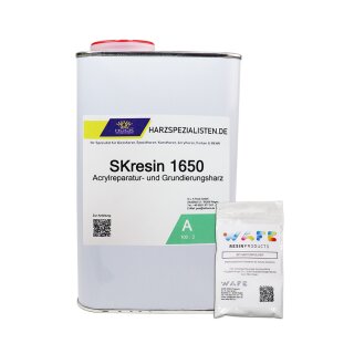 Grundierungsharz SKresin 1650  inkl. Härter für GFK Grundierungsarbeiten - Teichbau 1 kg