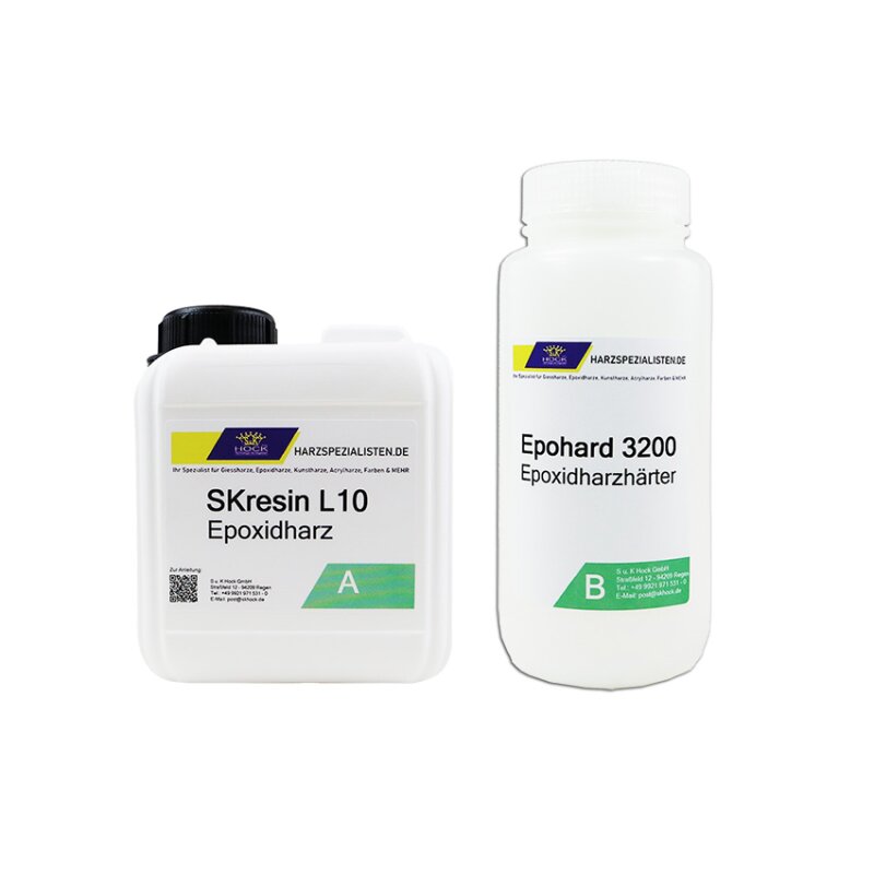 Epoxidharz TopCoat farblos mit UV-stabilem Härter 1,55 kg