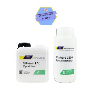 Epoxidharz TopCoat farblos mit UV-stabilem Härter...