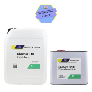 Epoxidharz TopCoat farblos mit UV-stabilem Härter...
