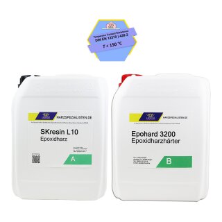 Epoxidharz TopCoat farblos mit UV-stabilem Härter...
