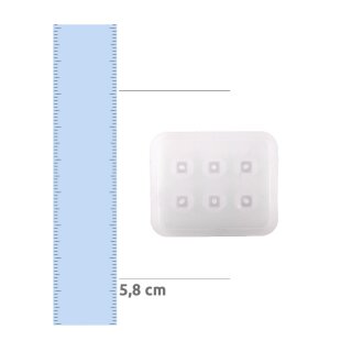 Silikonform Quadrat Perlen Rhombus