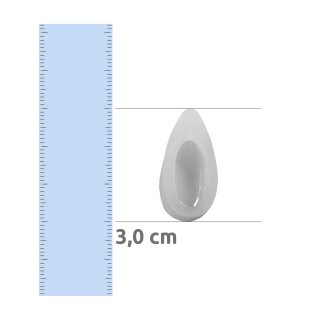 Silikonform Tropfen klein