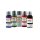 Farbpasten Set 5 x 50 g inkl. rot, grün, blau, schwarz und weiß
