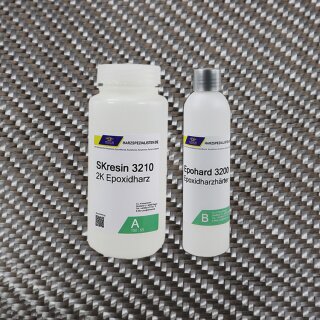 Epoxid Carbonlaminierharz SKresin 3210 mit Epohard 3200 Härter 387,5 g (250 g Harz + 137,5 g Härter)