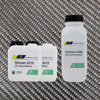 Epoxid Carbonlaminierharz SKresin 3210 mit Epohard 3200...