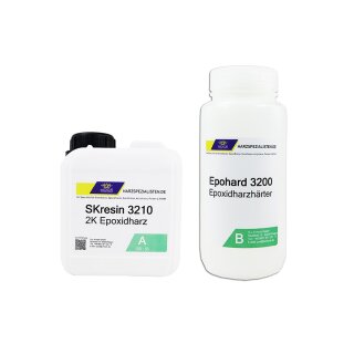 Epoxid Versiegelungsharz SKresin 3210 mit Epohard 3200 Härter 1,55 kg (1 kg Harz + 550 g Härter)