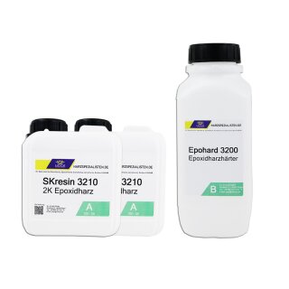 SKresin 3210 Epoxid Versiegelungsharz mit Epohard 3200 Härter 3,1 kg (2 kg Harz + 1,1 kg Härter)