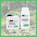 Epoxid Versiegelungsharz f&uuml;r Zierteiche, Bachlauf - klar und farblos 1,55 kg (1 kg Harz + 550 g H&auml;rter)