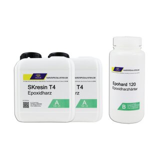 Epoxid Versiegelungsharz SKresin T4 mit Epohard 120...