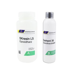 Epoxid Laminierharz SKresin L5 mit Epohard 35 Härter 325 g (250 g Harz + 125 g Härter)