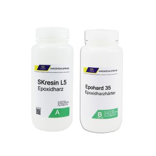Epoxid Laminierharz SKresin L5 mit Epohard 35 Härter 750 g (500 g Harz + 250 g Härter)