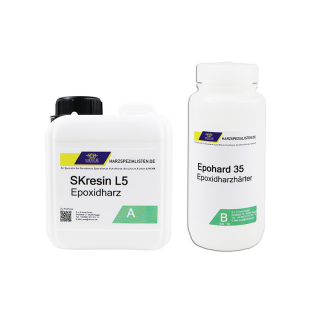 Epoxid Laminierharz SKresin L5 mit Epohard 35 Minuten...