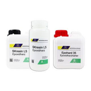 Epoxid Laminierharz SKresin L5 mit Epohard 35 Härter...