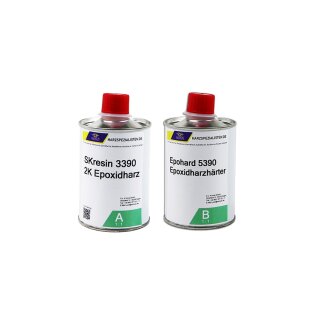 Epoxid Tränkungsharz SKresin 3390 mit Epohard 5390 Härter 400 g (200 g Harz + 200 g Härter)