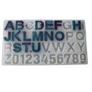 Silikonform ABC mit Buchstaben und Zahlen