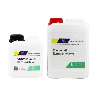 Temperaturbeständiges Epoxid Versiegelungsharz SKresin 3220 mit Epohard 65 Härter 2,3 kg (1 kg Harz + 1,3 kg Härter)