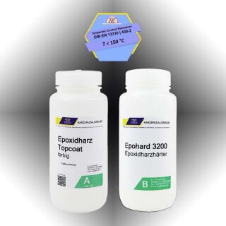 Epoxid Beschichtungsharz TopCoat schwarz mit Epohard 3200 Härter