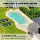 Premium Poolset Komplettset - Beach feeling bis 100 m²