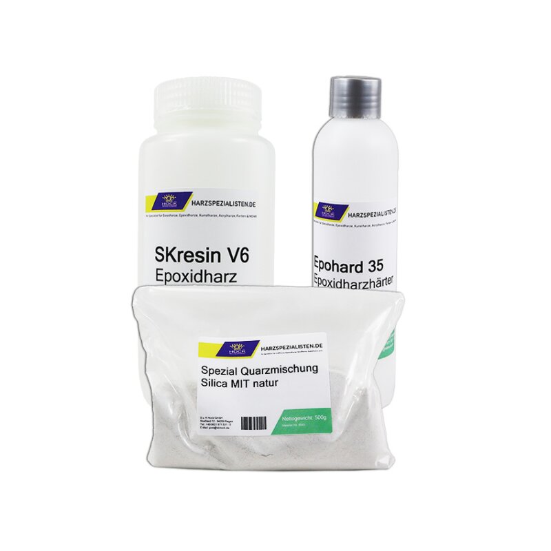Glasfasermatten Epoxidharz Set