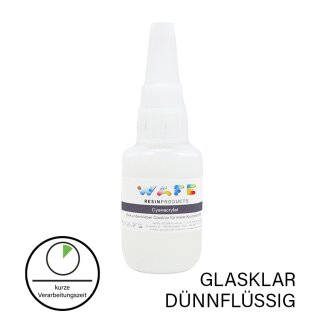 Cyanacrylat - Sekundenkleber glasklar für...