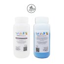 PREMIUM 5.0 Silicone Blue - 2K Abformsilikon aus Silikon Kautschuk 1 kg (A 500 g + B 500 g)