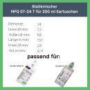 Statikmischer Quadro MFQ 07-24 T f&uuml;r 200 ml Kartuschen im 2K System 50 St&uuml;ck