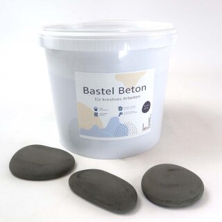 Kreativ Bastelbeton - GRAU - Gießbeton 5 kg