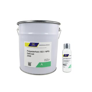 Polyester Gelcoat ISO/NPG, farblos 5 kg mit 100 g...