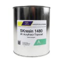 Acryl TopCoat Premium Top Coat in Farbe: moosgr&uuml;n 1 kg TopCoat mit 30 g H&auml;rter
