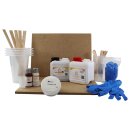 ARTRESIN Starter Set - Kunstharz Resin Art SET SET 1: Violett, Wei&szlig;, Gold