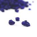 Dekokies dunkelblau 1 kg in K&ouml;rnung 2 bis 4 mm - Kiesel in Ultramarineblau
