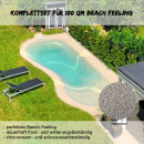 Strandpool - Beach Pool Set - Beach feeling bis 100 m&sup2; beige