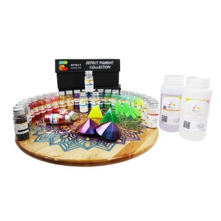 3D Platinum Silver Stars Effektpigment – Glitter Für Resin, Autolack, Seife & Kunst