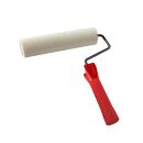 Beschichtungsroller Velour inkl. Walze 5 mm (25 x 5 cm) - 1 Metallb&uuml;gel + 2 Beschichtungswalzen