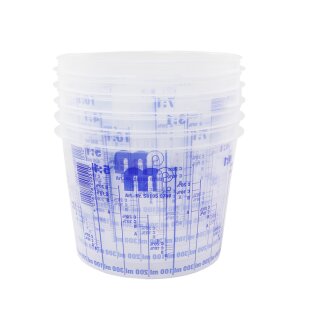 Mischbecher 750 ml mit Scala - 5 Stück