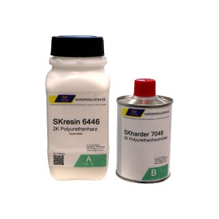 2K Polyurethan Beschichtung SKresin 6446 - reinweiß - 925 g (A 550 g + B 375 g)