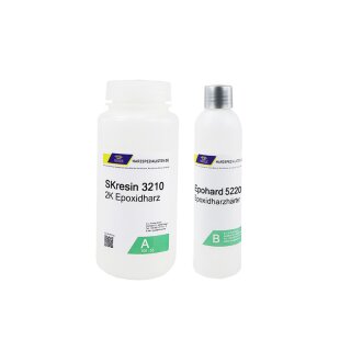 Decor Kaltglasur 3D Ultra Gloss Spezialbeschichtung für Design Hobby 375 g (250 g Harz + 125 g Härter)