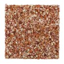 Steinteppich Marmorkiesel Breccia Pernice - Terracotta 1 kg
