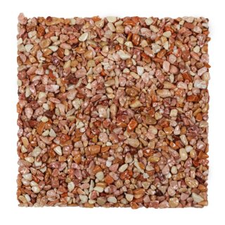 Steinteppich Marmorkiesel Breccia Pernice - Terracotta 25 kg