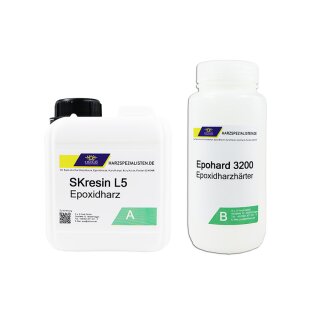 Epoxid Laminierharz SKresin L5 Epoxid mit Epohard 3200 Härter 1,55 kg (1 kg Harz + 550 g Härter)