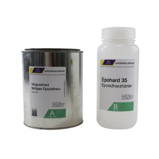 Epoxidharz GOLD Vergussharz mit Epohard 35 Casting