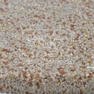 Quarzsand in der Farbe Sandstein 0,8 - 1,2 mm