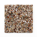 Steinteppich Marmorkiesel Arabescato - Brown Mix 1 kg
