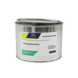 Trübungskonzentrat weiß für Polyurethanharze (Trübung/Milcheffekt) 500 g