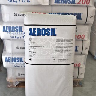 AEROSIL 200 - hydrophile pyrogene Kieselsäure, Thixotropierpulver 10 kg Sackware