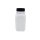500 ml Weithalsflasche natur 310 HDPE, vierkantig inkl. Verschluss 124 Stück