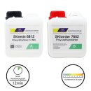 PUR (Resin) 12 Minuten Gie&szlig;harz SKresin 6812 Systemharz 2 kg (A 1 kg + B 1 kg)