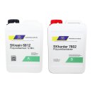 PUR (Resin) 12 Minuten Gie&szlig;harz SKresin 6812 Systemharz 5 kg (A 2,5 kg + B 2,5 kg)