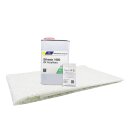 Laminierharz SKresin 1680 mit H&auml;rter und Glasfasermatte - Reparaturset  1 kg Harz inkl. H&auml;rter + 1 m&sup2; Gfk-Matte 300g